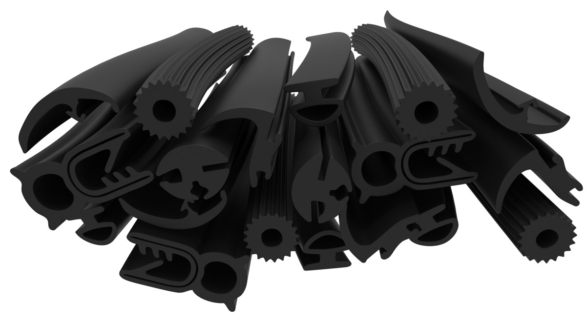 Custom Rubber Extruded Products Plastic & Silicone Extrusions